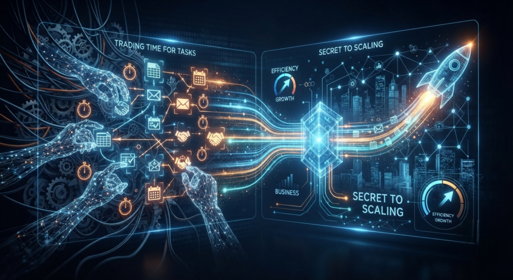 Stop Trading Time for Tasks: Why Business Automation is the Secret to Scaling 2 Stop Trading Time for Tasks: Why Business Automation is the Secret to Scaling